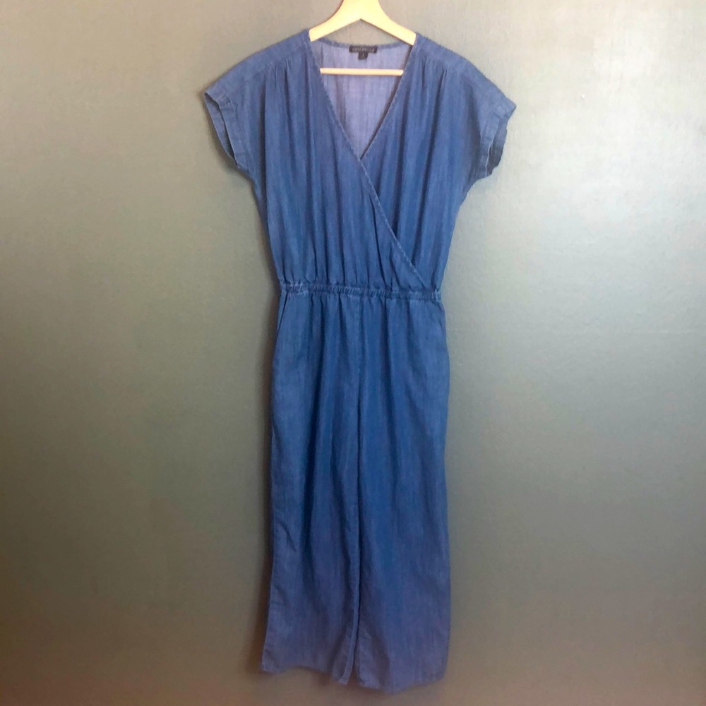 DENIM COLOR JUMPSUIT